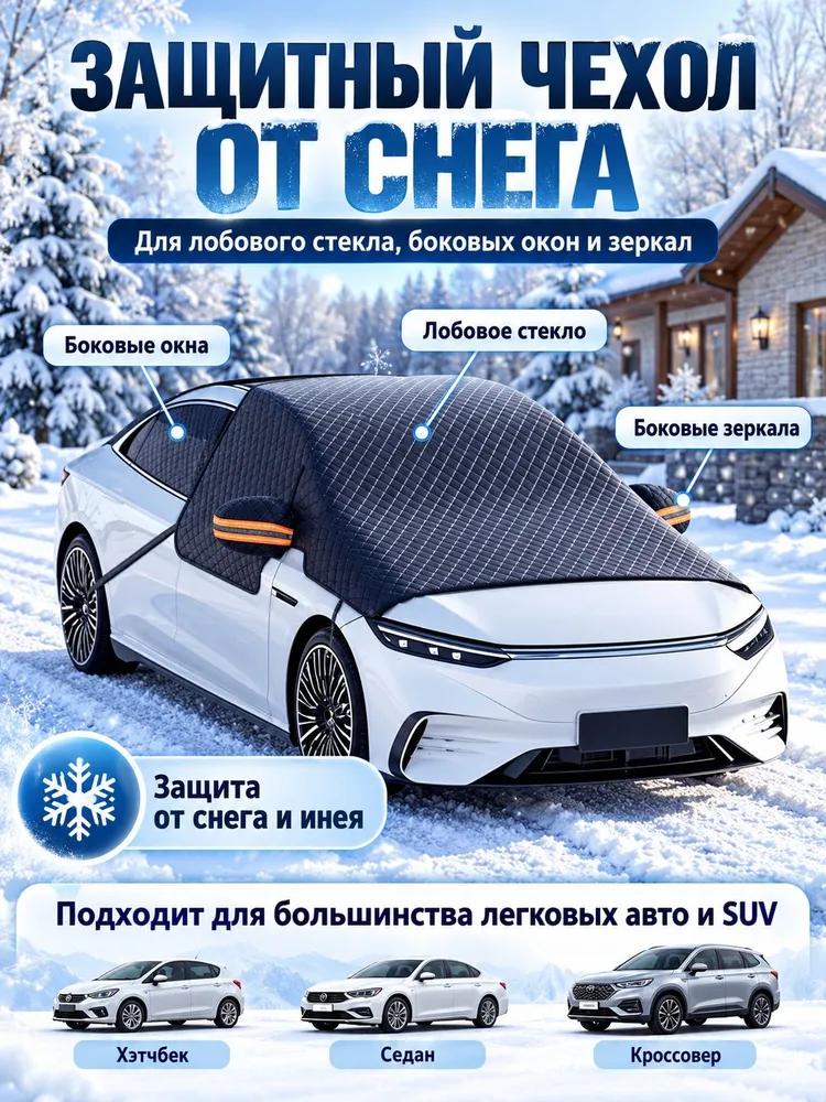 Автомобильный противоснежный экран